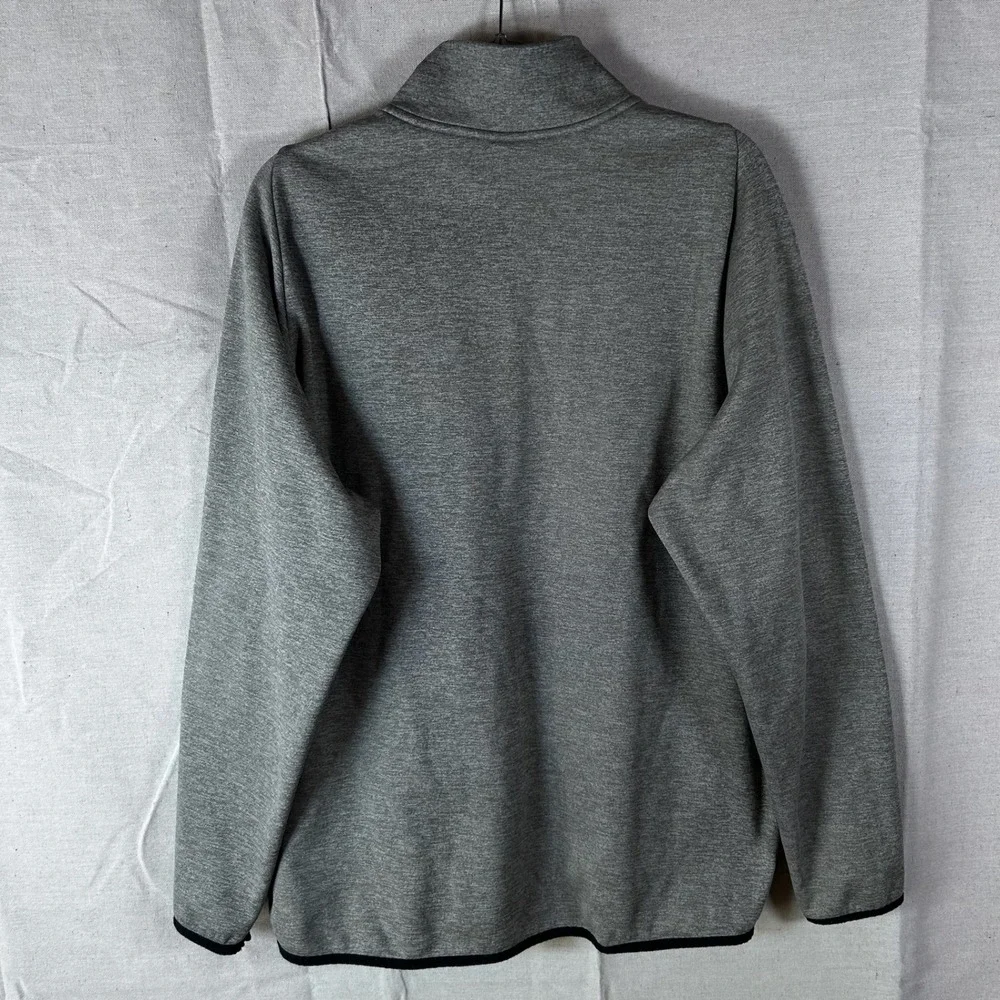 Nike Dri-FIT Mens XL Gray Heather Quarter Zip Pullover Fleece Training‎ Sweater